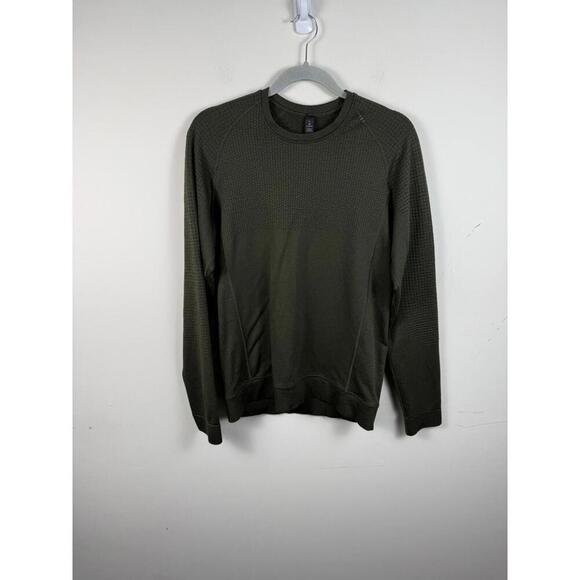 lululemon athletica Other - Lululemon Engineered Warmth Merino Wool Blend Lined Crewneck Medium Green